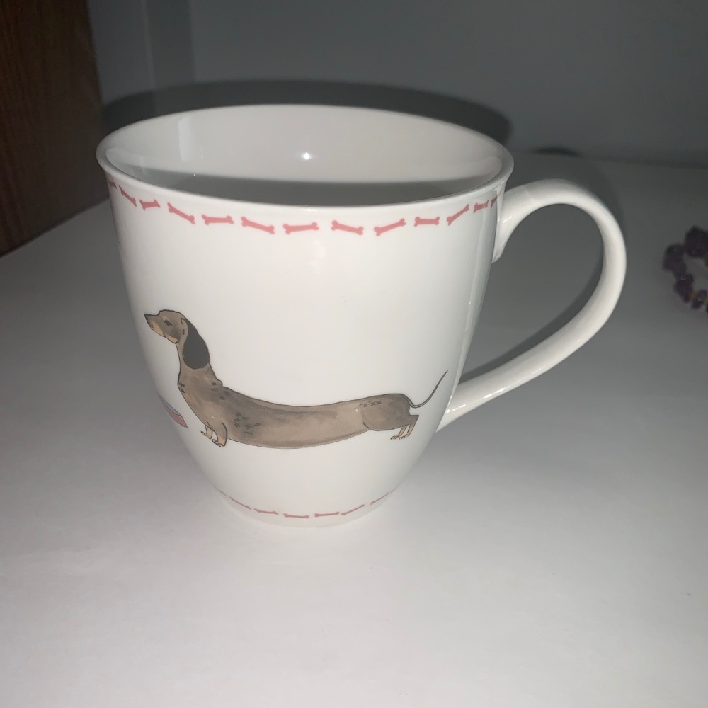 Molly Green Design Dachshund mug.